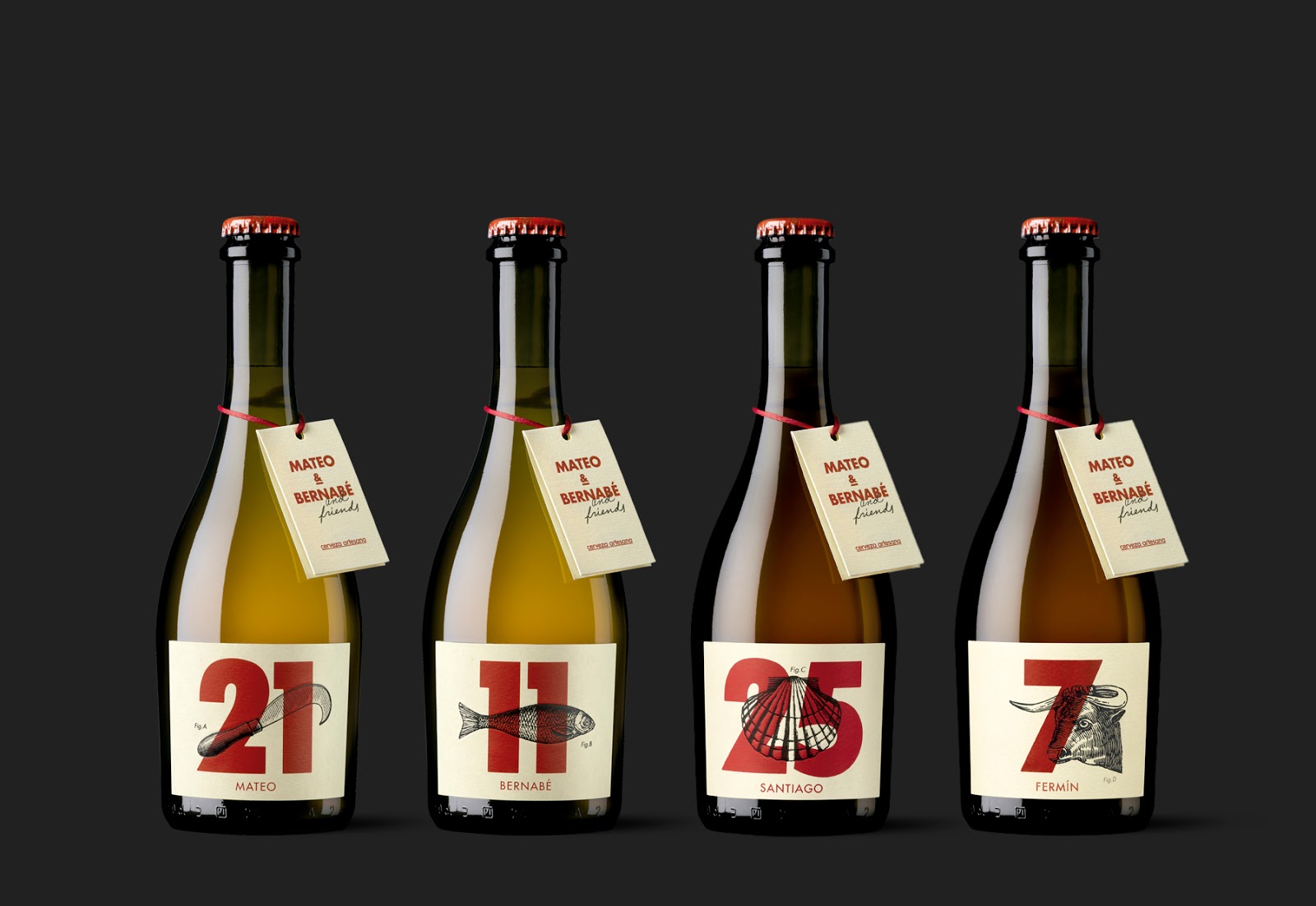 精釀啤酒簡約包裝設(shè)計(圖1)