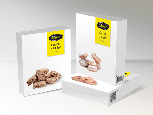 曲奇餅干食品包裝盒包裝袋設(shè)計(圖1)