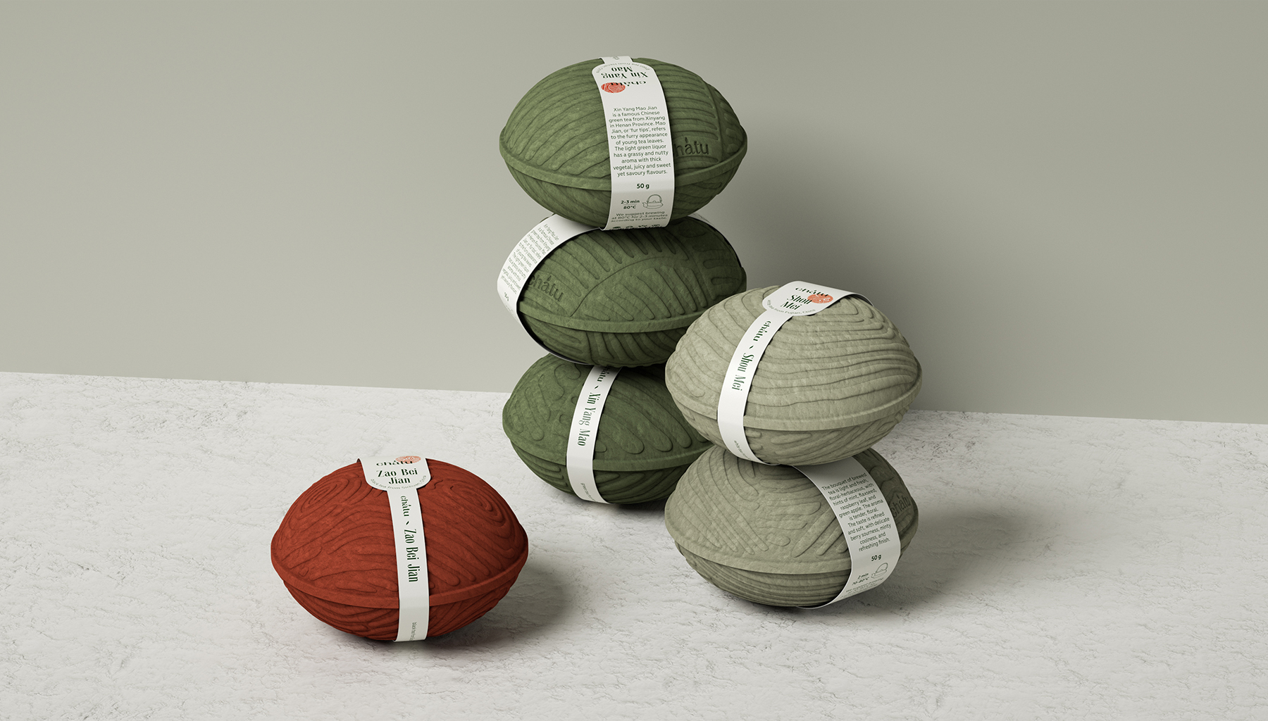 紙漿壓模做的茶葉包裝非常環(huán)保(圖1)