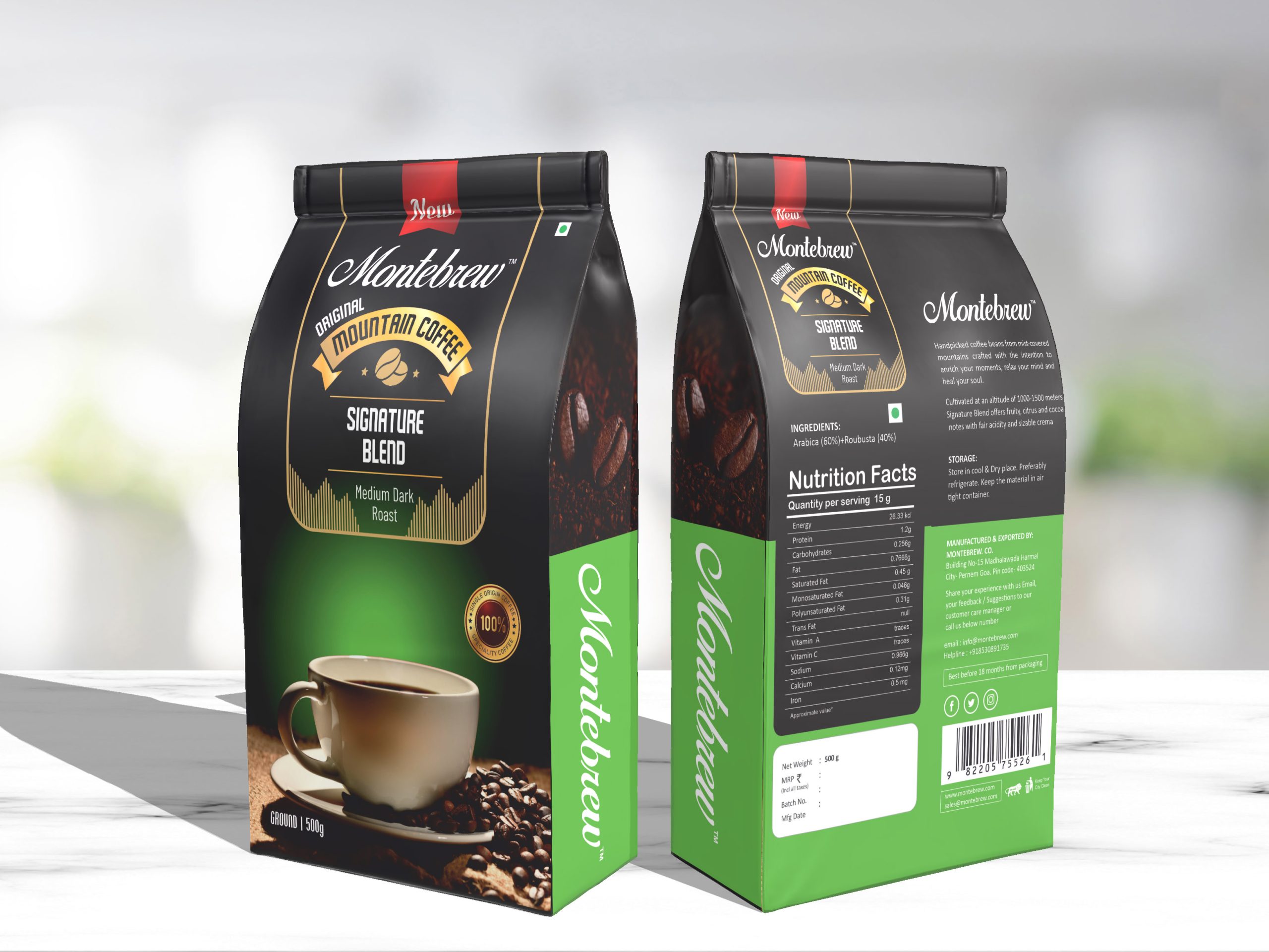 速溶咖啡包裝這樣設(shè)計(jì)很有高級(jí)感(圖3)