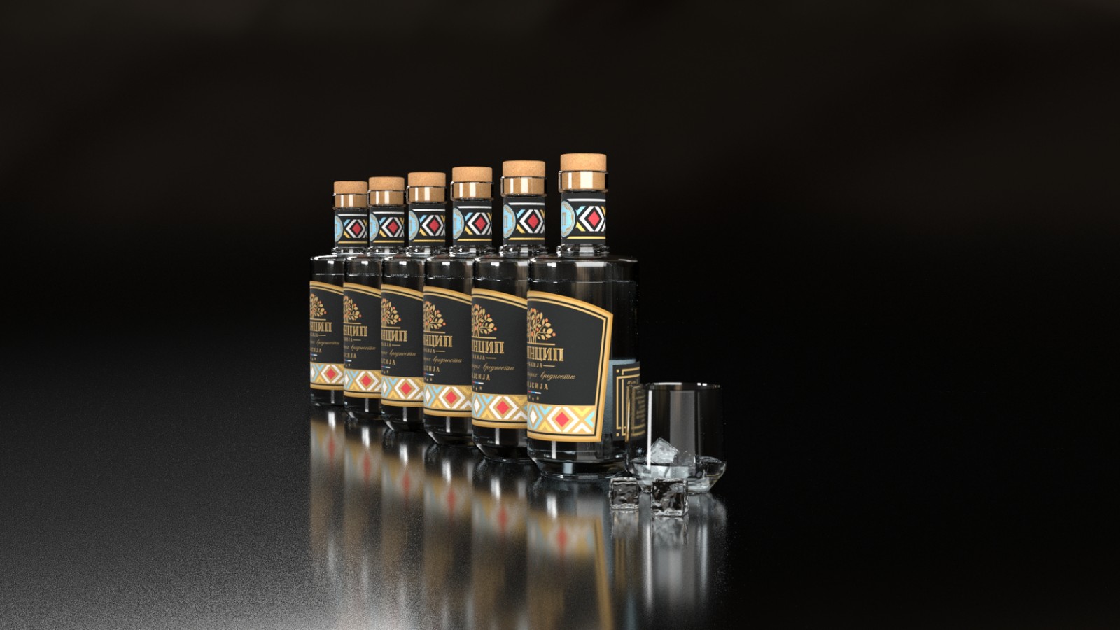 PRINCIP白蘭地酒包裝設(shè)計參考(圖5)