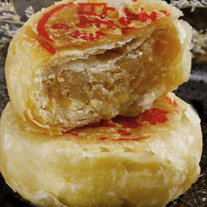 godly 功德林 無添加蔗糖蘇式月餅禮盒 8餅4味 400g包裝禮盒產(chǎn)品包裝創(chuàng)意設計欣賞(圖5)