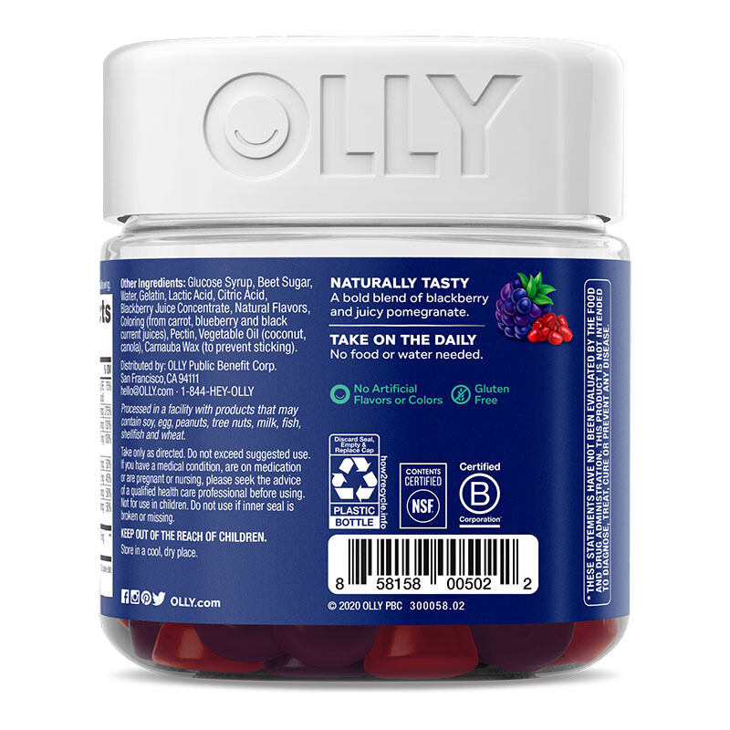 OLLY 男士復合維生素Q10 90粒保健產(chǎn)品包裝創(chuàng)意設計欣賞(圖2)