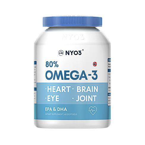 NYO3 80%OMEGA-3 深海魚油保健產(chǎn)品包裝創(chuàng)意設(shè)計(jì)欣賞(圖1)