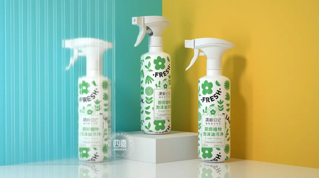 線上線下大不同，“清新日記”用品牌識(shí)別包裝開(kāi)創(chuàng)電商新品類品牌(圖1)