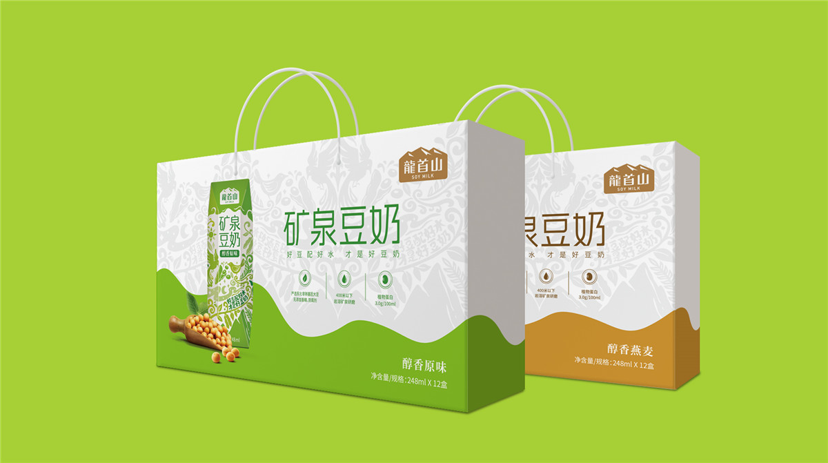 礦泉豆奶紙盒包裝設(shè)計(jì)怎么做好(圖1)
