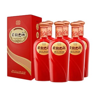創(chuàng)意酒包裝設(shè)計(jì)柔和紅精品濃香型白酒瓶整箱裝產(chǎn)品包裝設(shè)計(jì)欣賞(圖2)