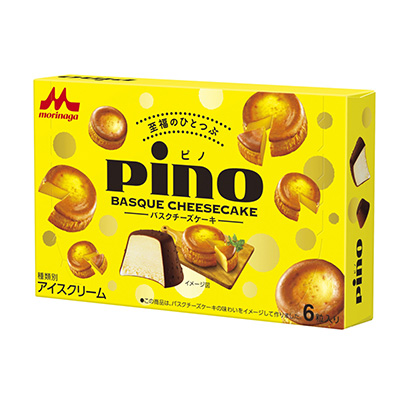 包裝設計公司推薦皮諾巴斯克奶酪蛋糕森永乳業(yè)冰淇淋類包裝設計(圖1)