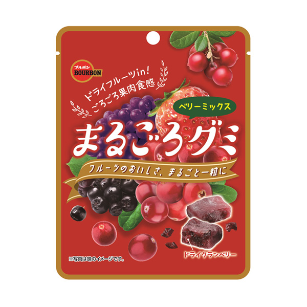 丸粒橡皮糖漿果混合料波旁包裝設(shè)計(圖1)