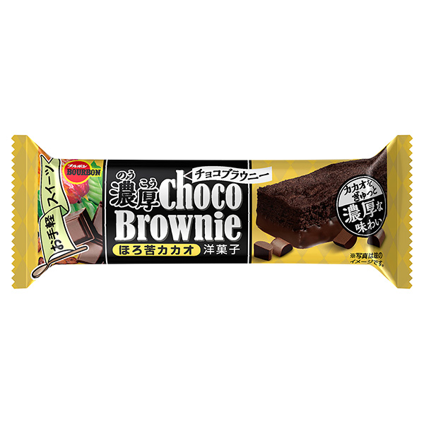 濃厚巧克力布朗尼微苦可可包裝設(shè)計(jì)欣賞(圖1)