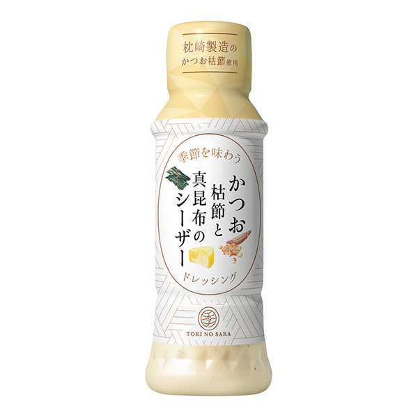 季節(jié)盤(pán)子鰹魚(yú)枯節(jié)和真海帶的凱撒調(diào)味汁魷魚(yú)醬調(diào)味料包裝設(shè)計(jì)(圖1)