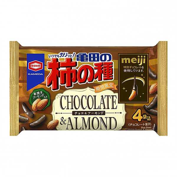 龜田的柿子種子巧克力杏仁龜田制果包裝設(shè)計(jì)(圖1)