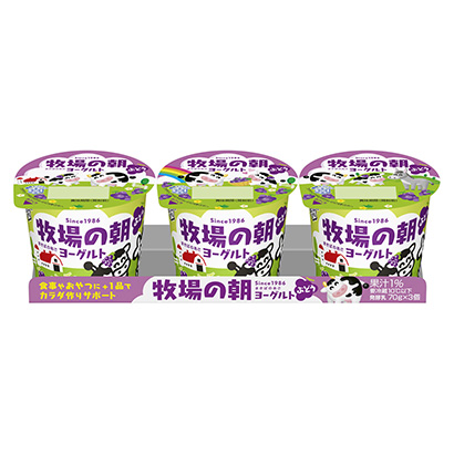 牧場(chǎng)早晨酸奶葡萄雪印牛奶甜點(diǎn)酸奶包裝設(shè)計(jì)(圖1)