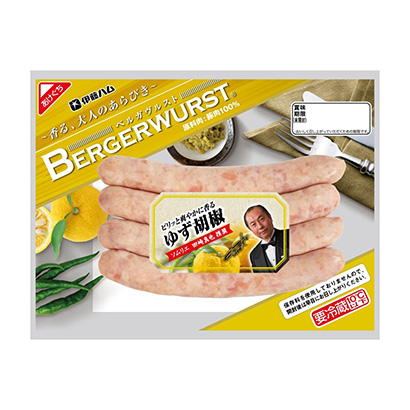 柚子胡椒伊藤火腿加工肉類包裝設(shè)計(圖1)