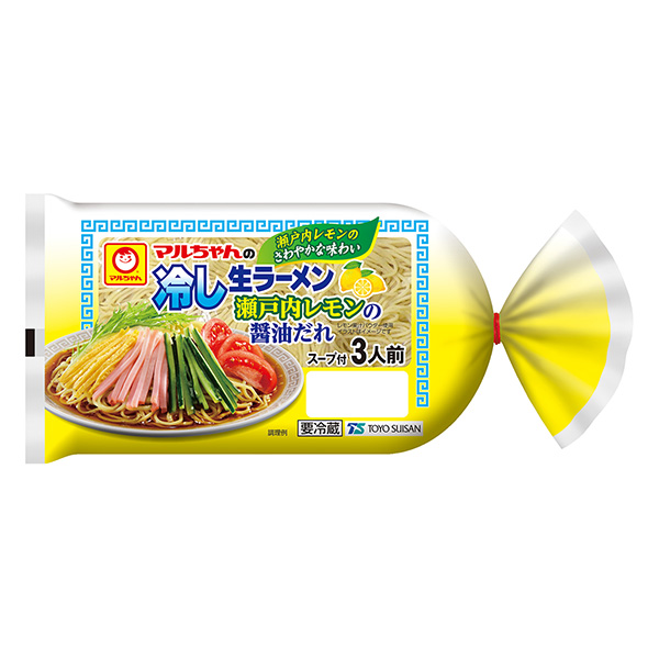 麻理的涼拌拉面瀨戶內(nèi)檸檬醬油誰東洋水產(chǎn)食品飲料包裝設(shè)計(jì)(圖1)