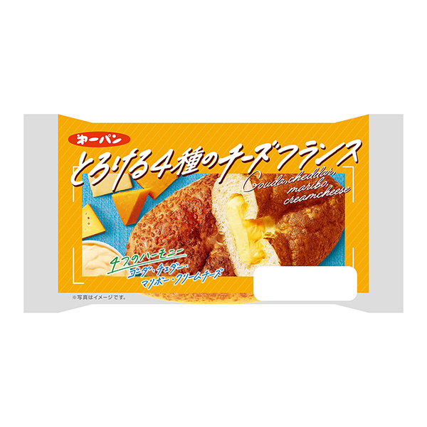 融化的種奶酪法國第一屋制面包食品飲料包裝設(shè)計(圖1)