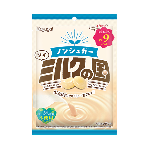 包裝設計欣賞＜無糖＞牛奶之國(春日井制果) 2024年9月30日發(fā)售(圖1)