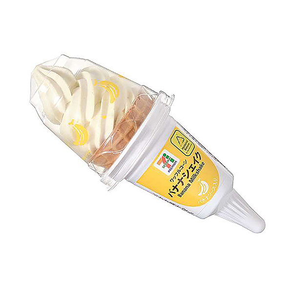 包裝設(shè)計(jì)欣賞7高級華夫餅玉米香蕉奶昔(7& I控股) 2024年6月3日發(fā)售(圖1)