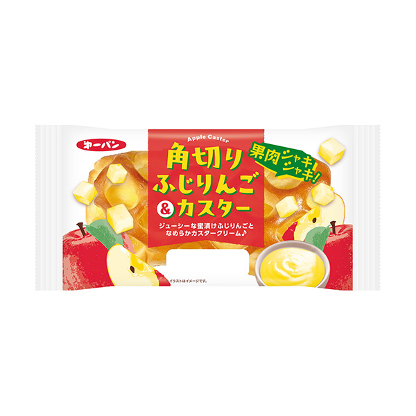 包裝設(shè)計欣賞切角富士蘋果&卡斯特(第一屋制面包) (圖1)