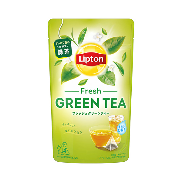 包裝設計欣賞利普頓綠茶＜新鮮茶包＞ (利普頓茶和融合日本服務) (圖1)