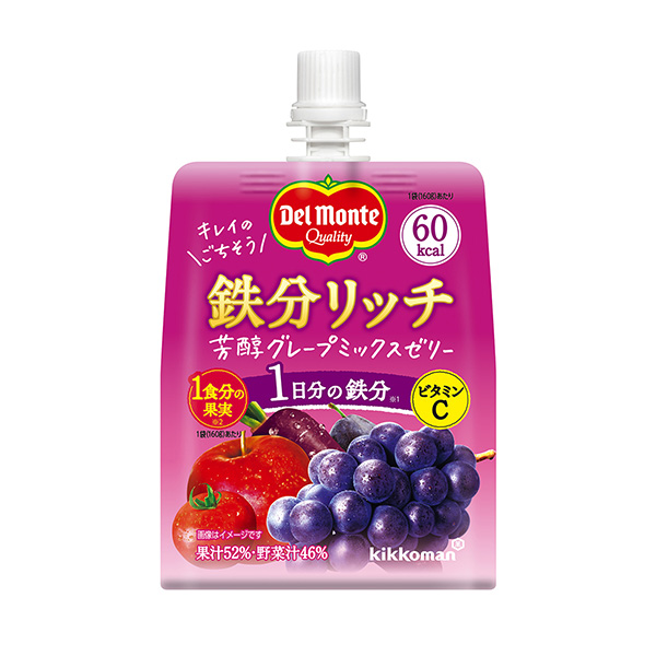 包裝設(shè)計(jì)欣賞戴爾蒙特富鐵香醇葡萄果凍(基科曼食品) (圖1)